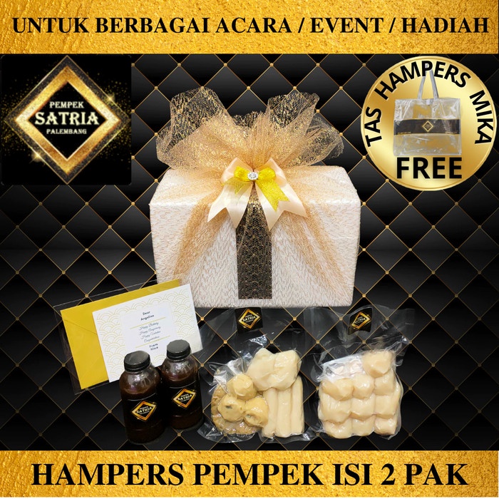 

[COD] Hampers hadiah gift kado styrofoam pempek mpek empek Satria beku