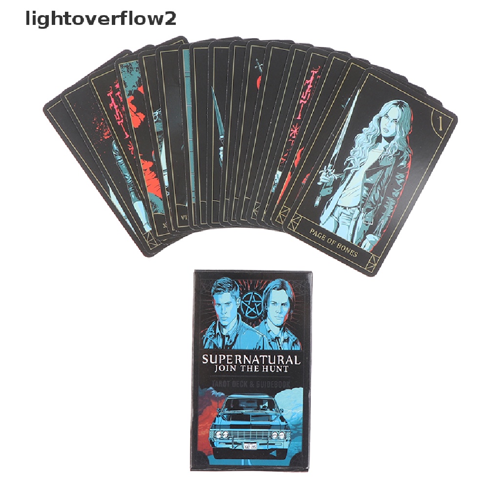 (lightoverflow2) Kartu Tarot Supernatural Untuk Ramalan Pesta / Hadiah