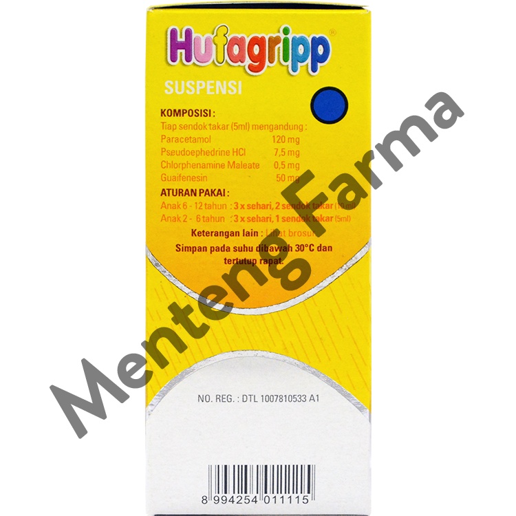 Hufagrip Kuning Obat Flu Dan Batuk Anak 60 mL