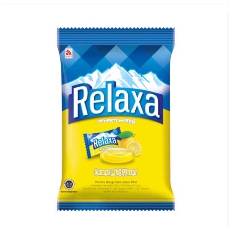 

Permen relaxa lemon mint zak isi 50/60