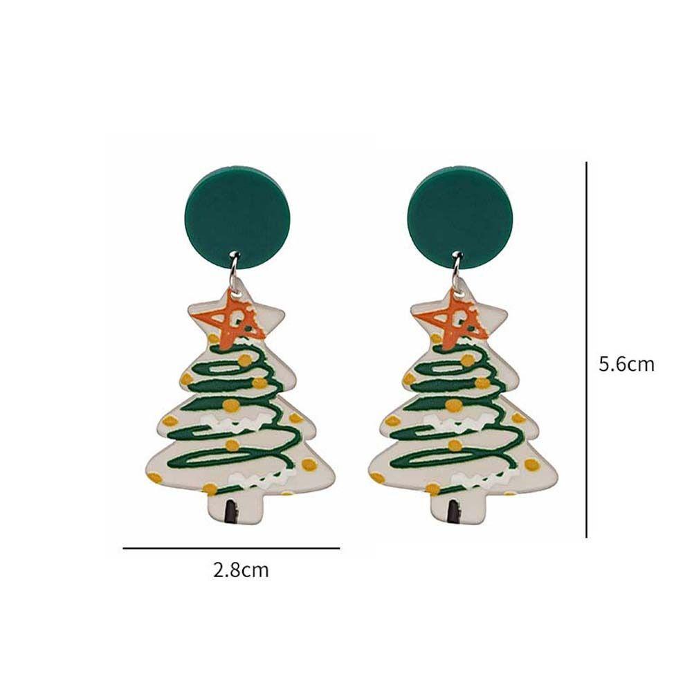 Mxbeauty Anting Natal Pesta Lonceng Kreatif Perhiasan Aksesoris Pohon Natal Drop Earrings Christmas Ear Hook