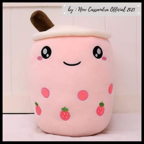 Boneka Boba Jumbo Mainan Bubble Milk Tea