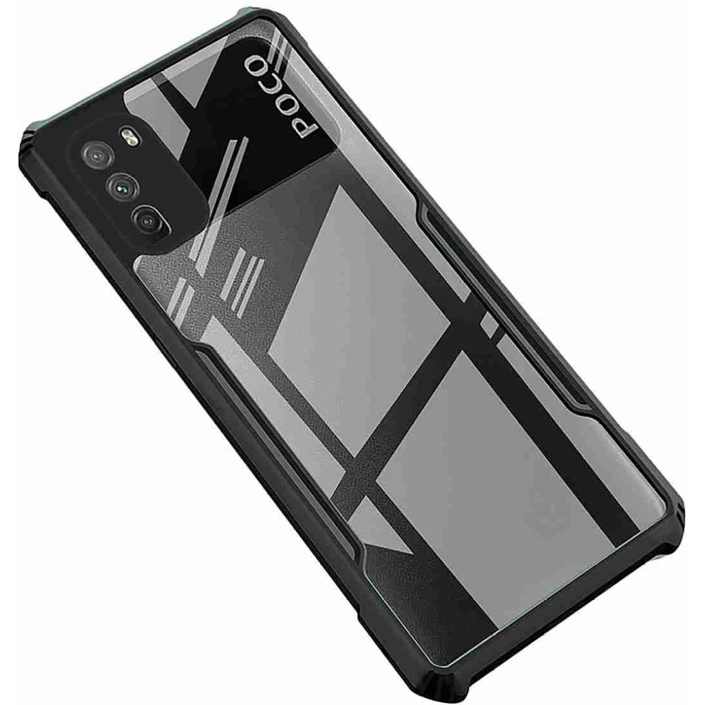 Hardcase Poco M3 Shockproof Transparent Premium Casing Xiaomi Poco M3