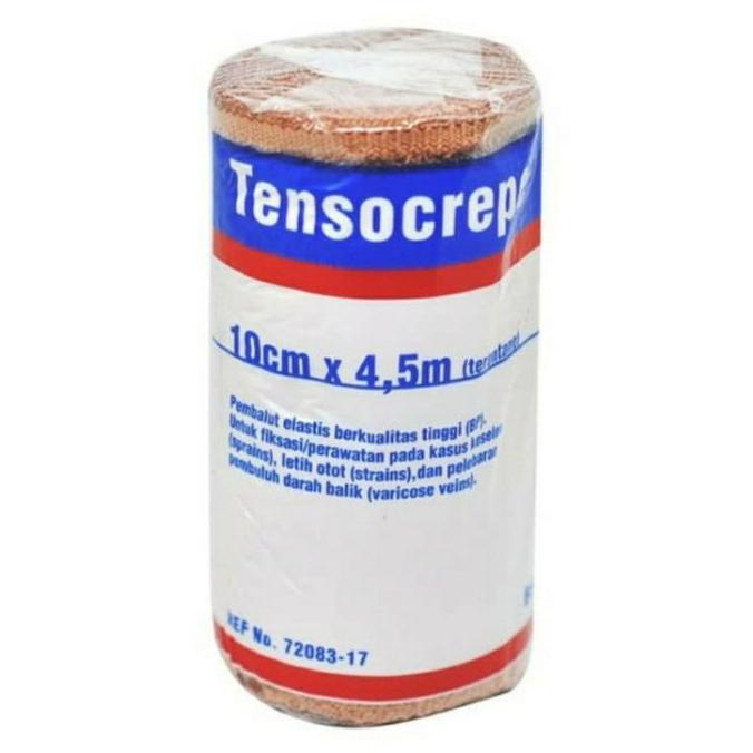 [COD] tensocrepe 10cm x 4,5m / perban elastis / perban coklat / perban kain KOMPLIT Kode 1423