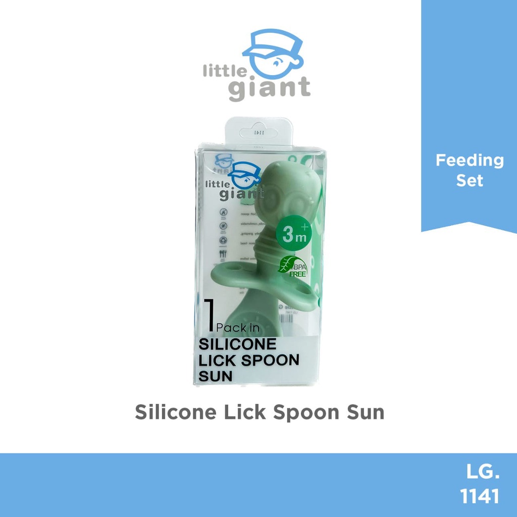 Little Giant Silicone Lick Spoon Sun Sendok Makan Bayi LG.1141