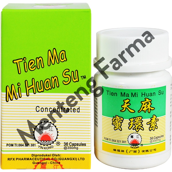 Tien Ma Mi Huan Su - Herbal Vertigo, sakit kepala akibat hipertensi, rematik