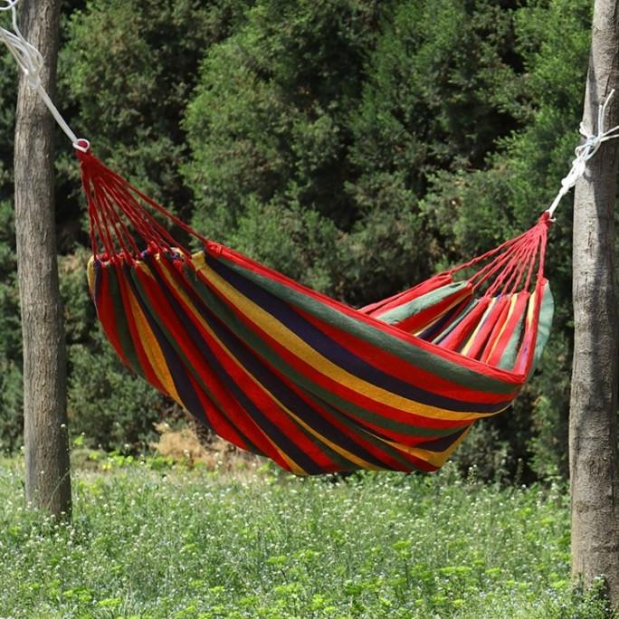 [COD] Ayunan Pohon Travelling /Ayunan Gantung Kain Travelling/Hammock Single BERKUALITAS Kode 1385