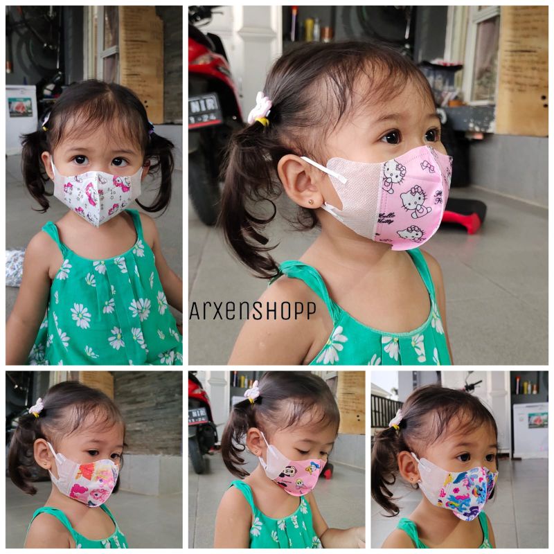 MASKER ANAK DUCKBIL/MASKER ANAK KARAKTER/MASKER ANAK LUCU/ MASKER ANAK 3PLY