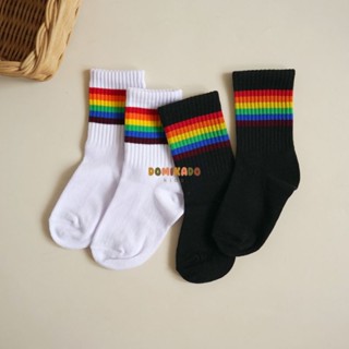 Domikado | SEAN kaos kaki anak motif oldschool | Kaos kaki motif garis #2