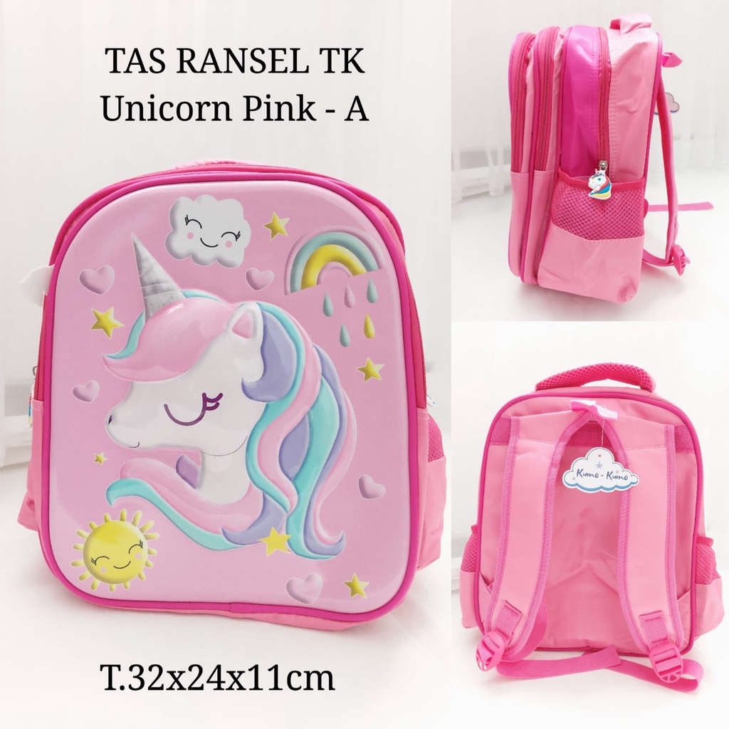 Tas Ransel Anak Perempuan TK Unicorn Kualitas Premium