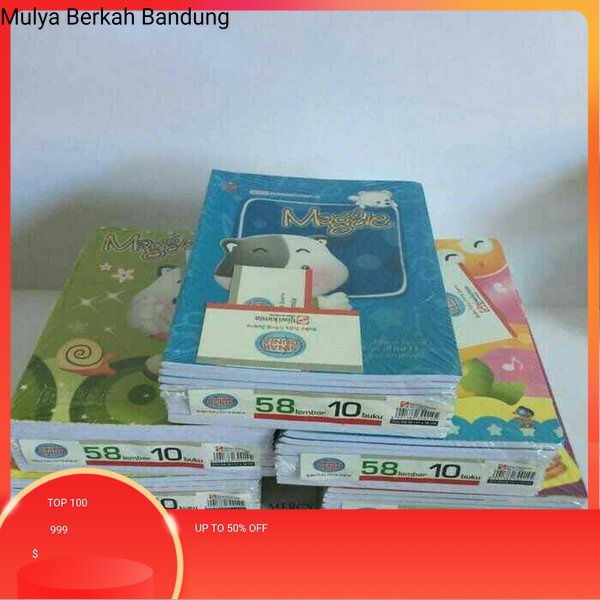 

Buku Tulis SIDU 58 Lembar isi 10 buku