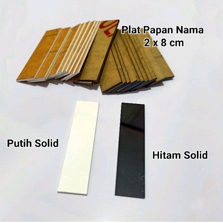 

Plat Papan Nama Dada