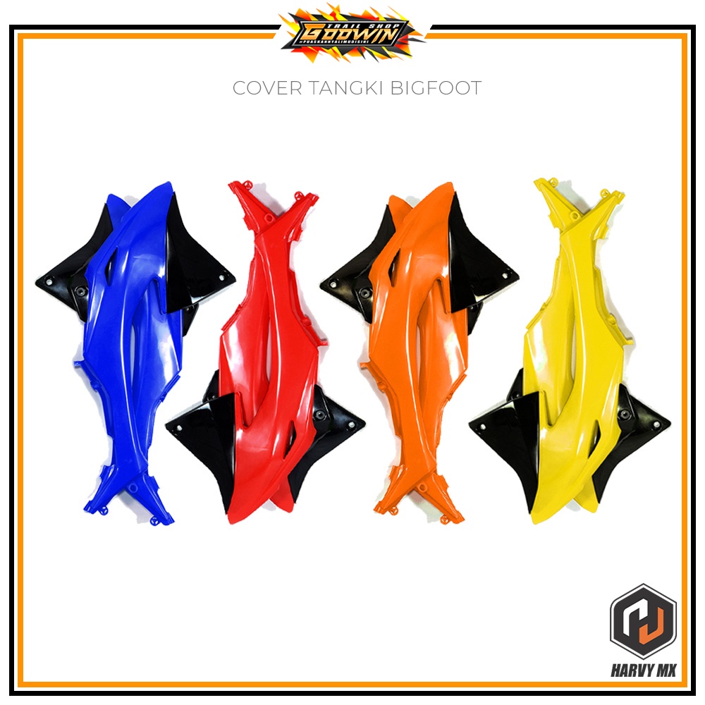Legshield Legsil Pelindung Kaki Sayap Cover Tangki Body Depan HRV KLX Bigfoot BF