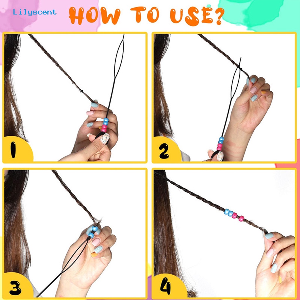 1 Set Manik-Manik Pony Warna-Warni Dengan Tali Elastis Untuk Membuat Perhiasan Gelang