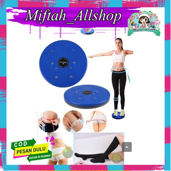 WAIST TWISTING MAGNET / MAGNETIC TRIMMER JOGGING BODY PLATE