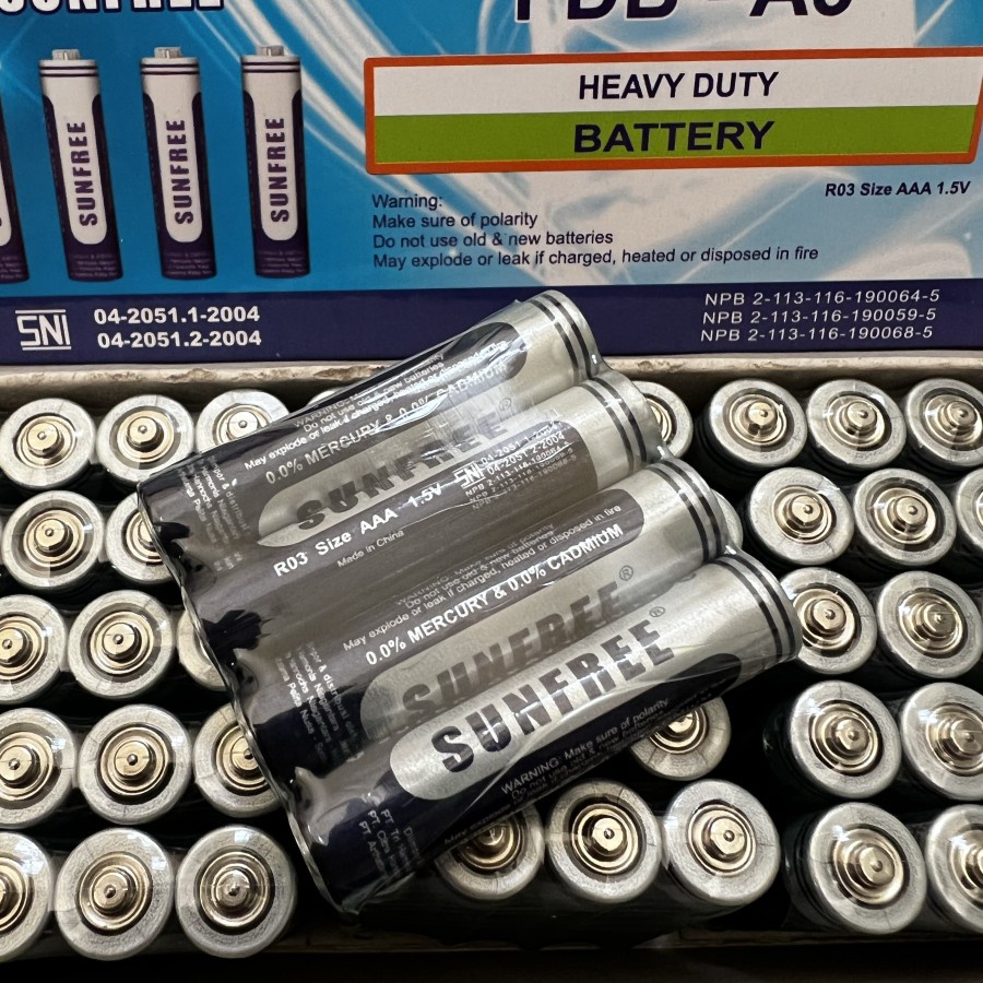 BATERAI SUNFREE A3 / AAA MURAH KUALITAS XTRA