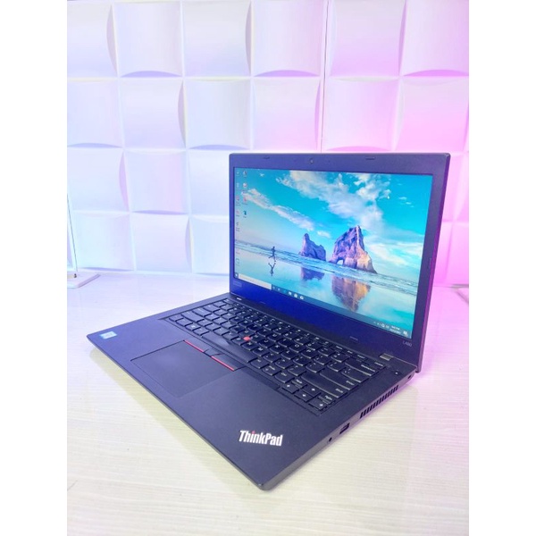 Laptop Lenovo L480 Thinkpad core i5 gen 8 GB SSD 256 GB Second Like New
