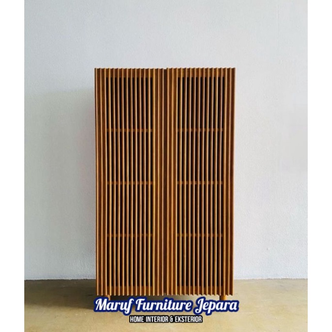 Lemari Pakaian Minimalis 2 Pintu