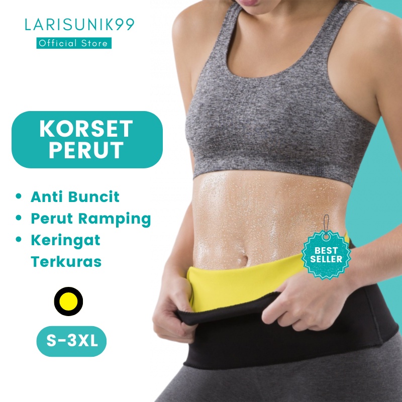 Korset Perut Pembakar Lemak Hot Shaper Waist Korset Pelangsing Original Pakaian Dalam Wanita