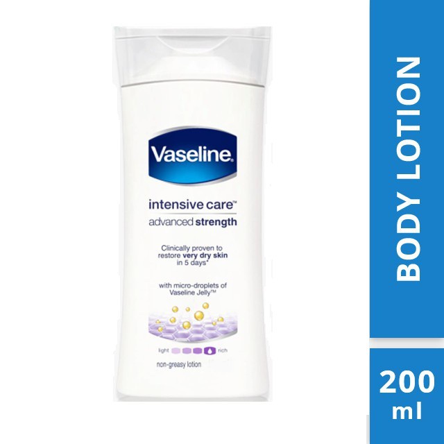 Vaseline Advanced Strength 200ml & 100ml / Vaseline Advanced Strength / Vaseline