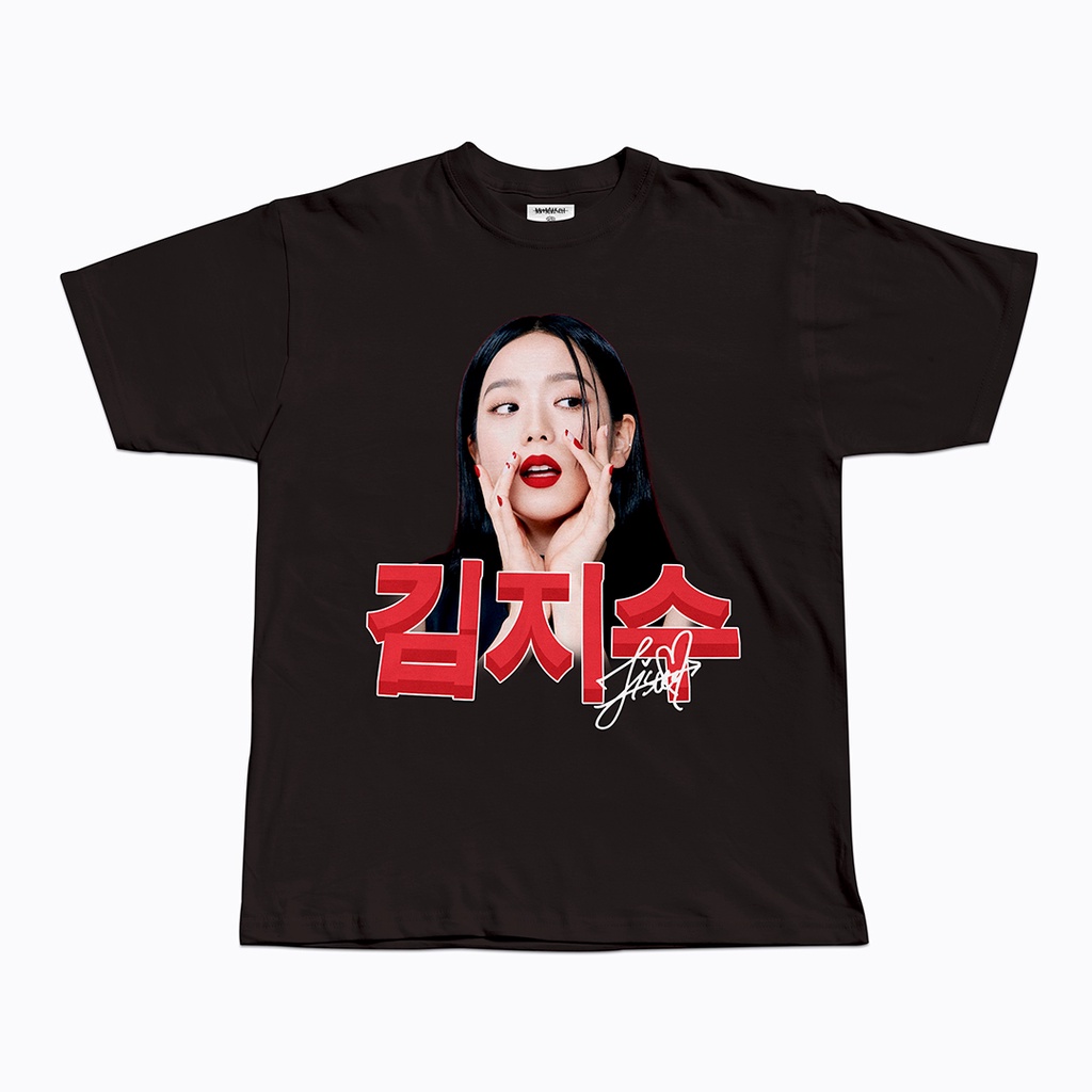 Oversized T-Shirt Blackpink Jisoo Black