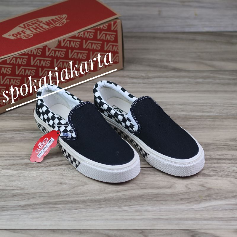 Sepatu Vans Slip On Nextor Checkerboard Wf DT bnib import quality made in china