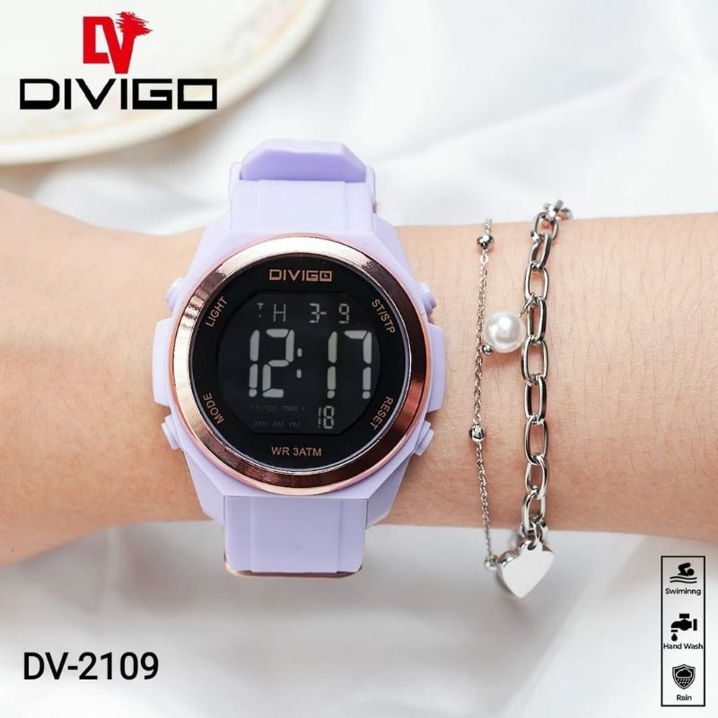 Dv 2109 Jam Tangan Divigo Original Water Resistant Bisa COD