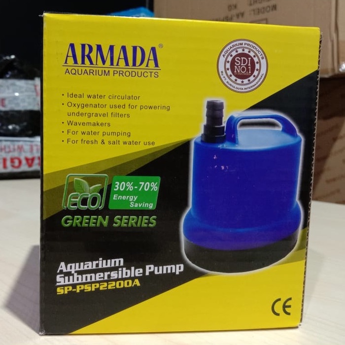 Armada psp 2200 Power Head Pompa Air Celup Aquarium Kolam Hidroponik