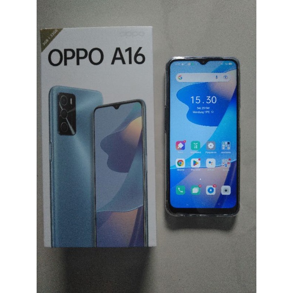 Jual Oppo A16 3/32 HP OPPO A16 Cristal Black HP Murah Bagus Baru