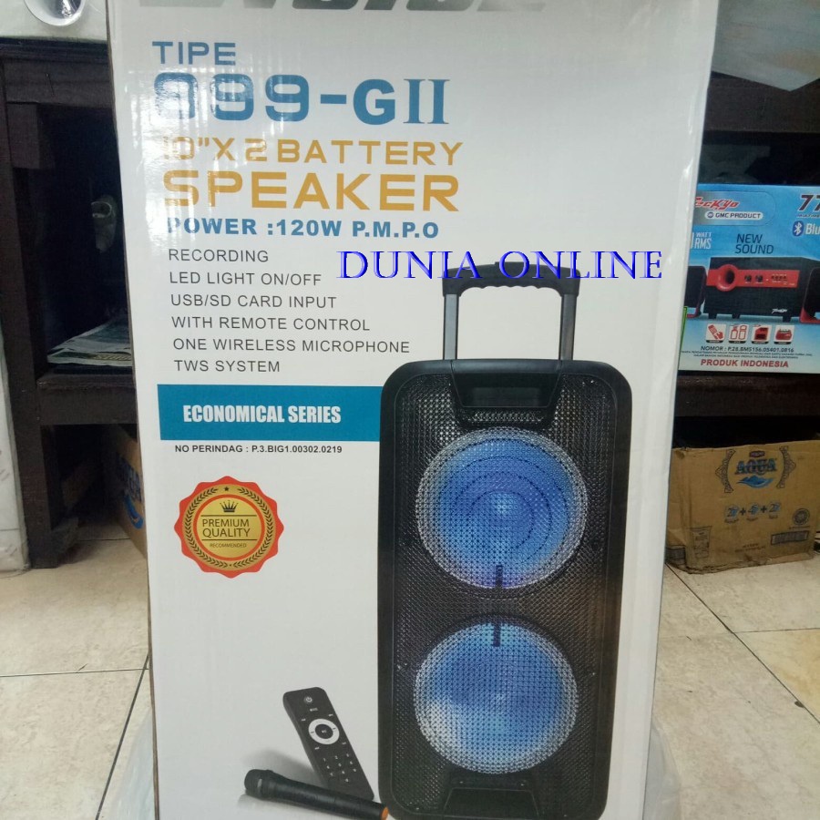 Speaker Portable Wireless Meeting NOISE 899 - GII BLUETOOTH ORIGINAL