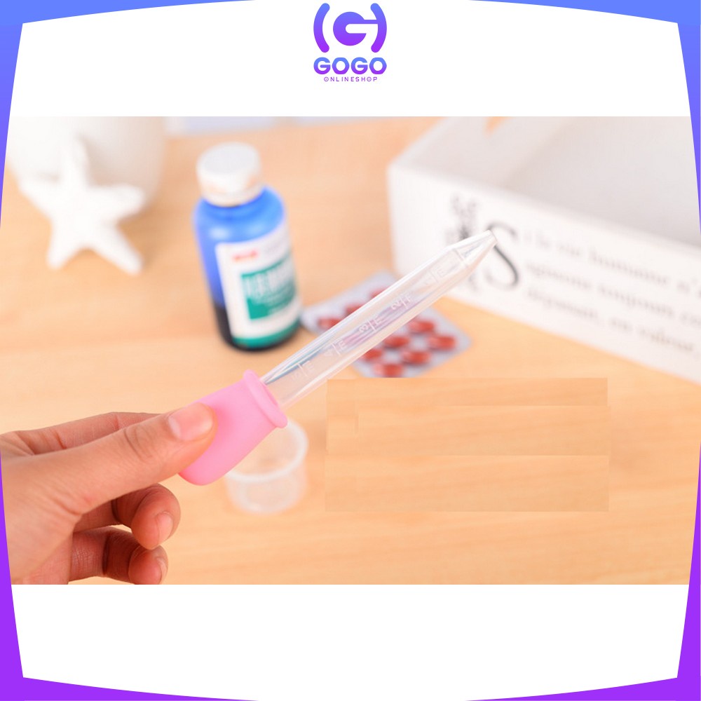 GOGO-C48 Pipet Tetes Obat Bayi Ukuran 5ml / Baby Medicine Feeder Alat Bantu Minum Obat Anak Bayi