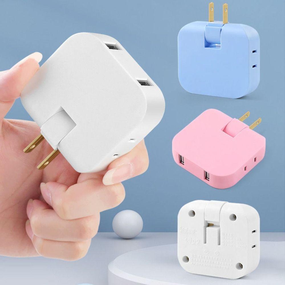 POPULAR Power Socket 2USB Splitter Untuk Stop Kontak Listrik Travel