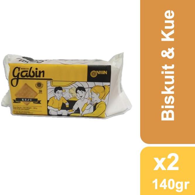 

Pesan cepat--Nissin Gabin Cheese 140 gr x 2 pcs