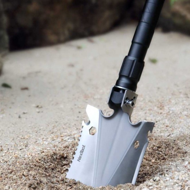 Frigate 14-in-1 Pacul Sekop Lipat Portable  - Militer Shovel Tools