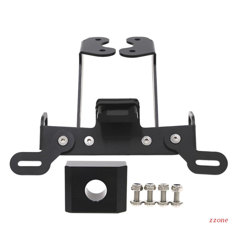 Zzz Bracket Frame Plat Nomor Bahan Aluminum Sudut Adjustable Untuk Motor