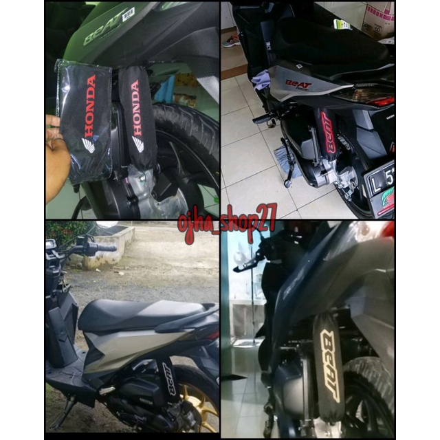 Sarung shock breaker / cover shock breaker belakang motor Vario / Scoopy / beat