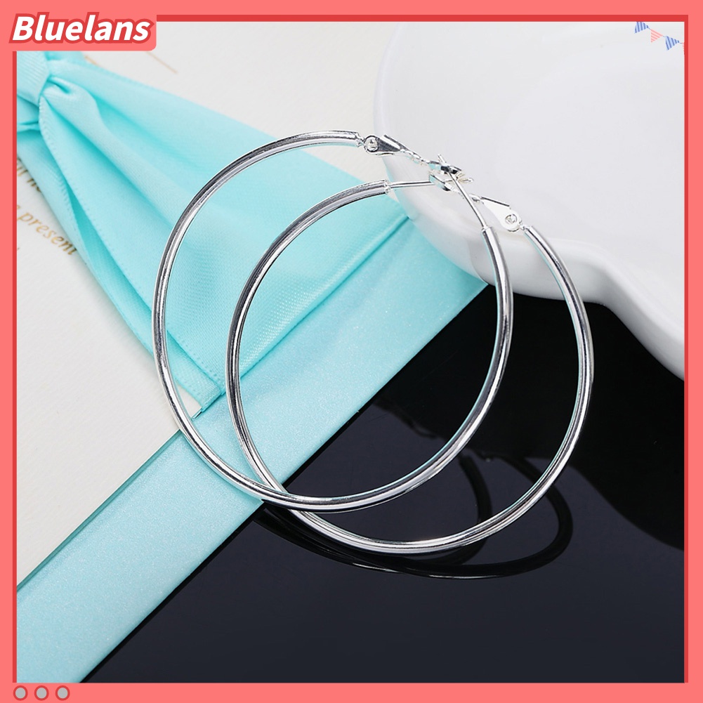 Anting Hoop Bulat Diameter 5cm - 8cm Untuk Wanita