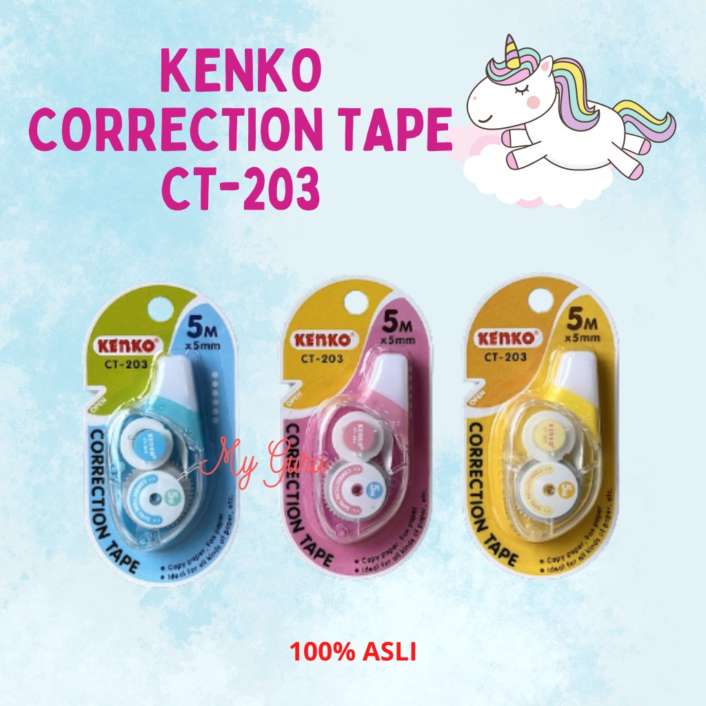 

[PCS] CORRECTION TAPE KENKO CT-203 / TIP X KERTAS (5 METER)