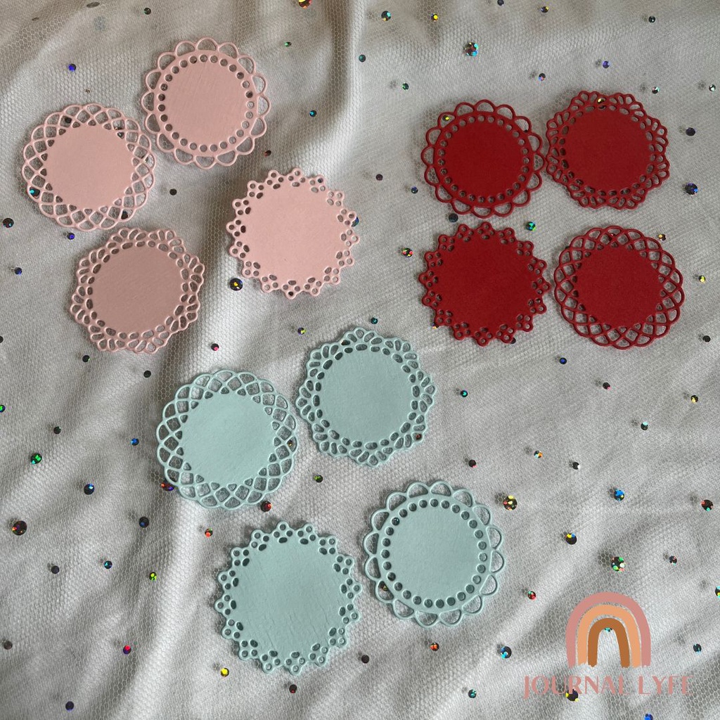 

[JOURNALYFE] Cutting Dies Scrapbook - Mini Doilies