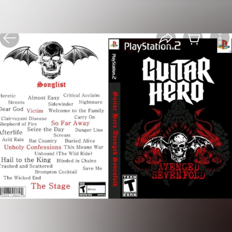 Kaset Ps 2 Guitar Hero Avangesevenvold