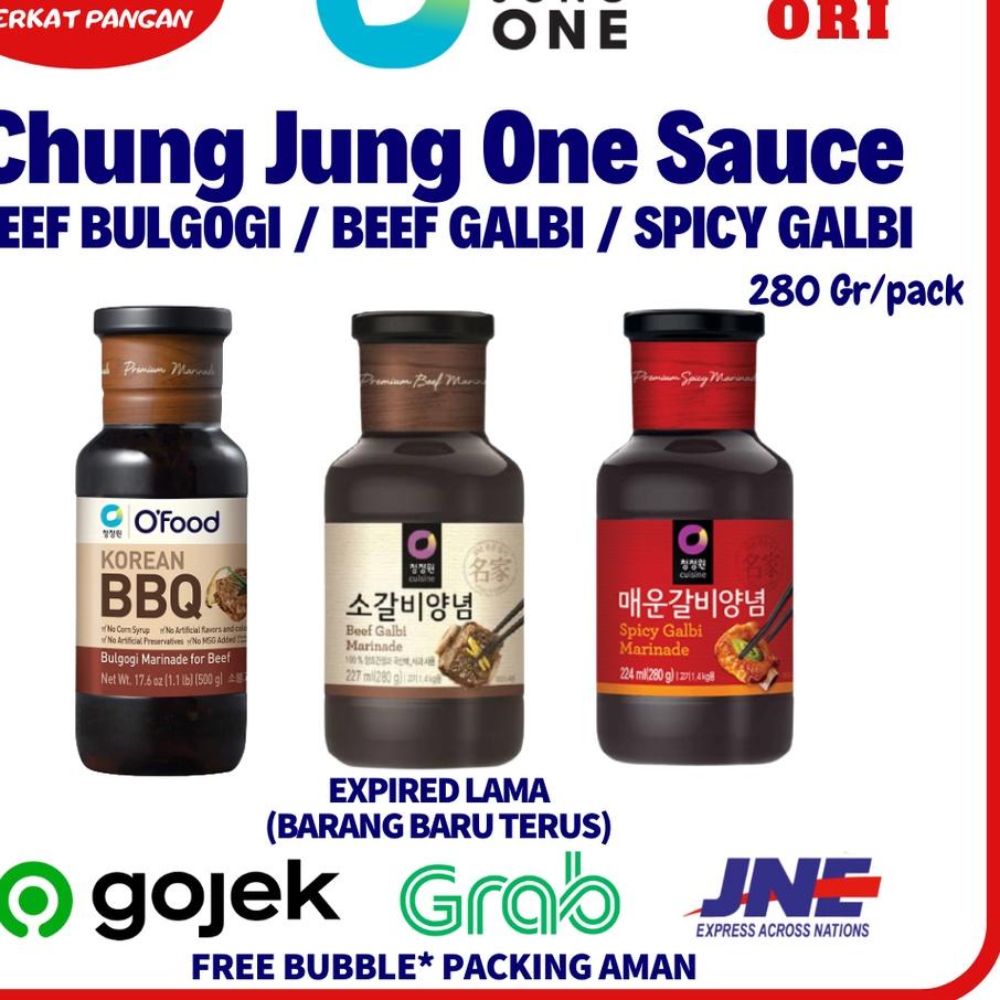 

10.10 sale Chung Jung One - Beef Bulgogi Marinade / Beef Galbi Marinade / Spicy Galbi Marinade Sauce 280gr murah