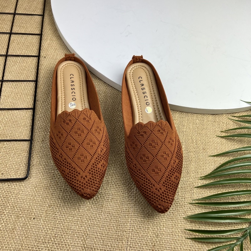 MARASYAFFA - SEPATU FLAT RAJUT WANITA SF 57