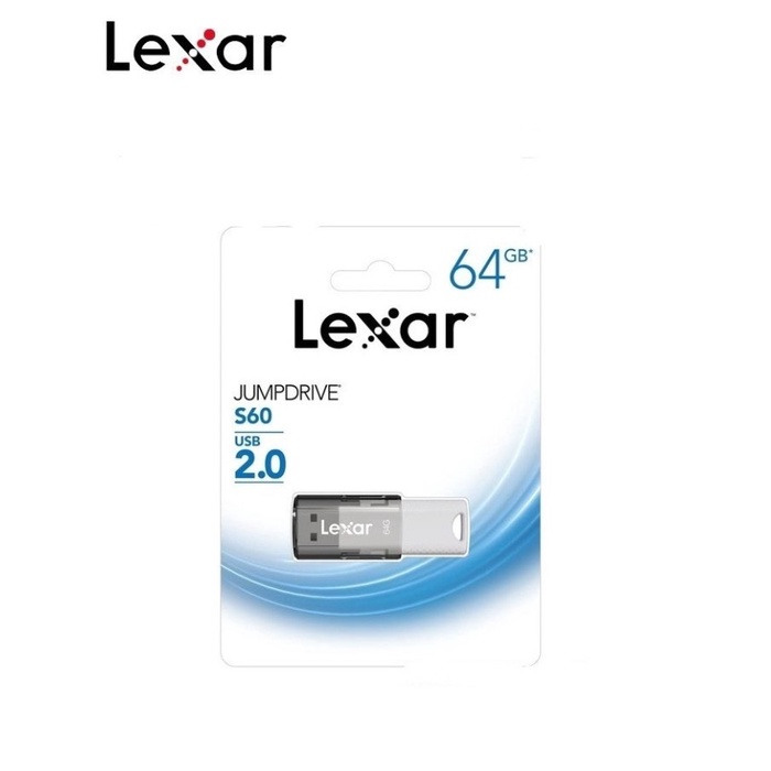 Lexar Flashdisk 64GB USB 2.0 JumpDrive S60