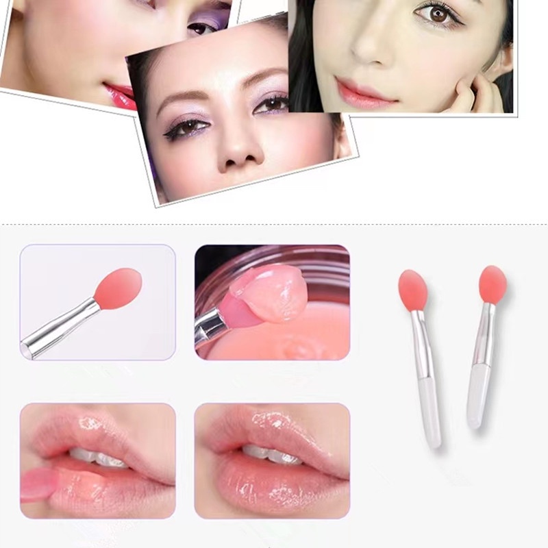 Kuas Kosmetik Multifungsi Detail Eye Shadow Brush Halus Kuas Masker Bibir Kecil Skin Friendly Comfort Mini Lip Mask Lip Brush