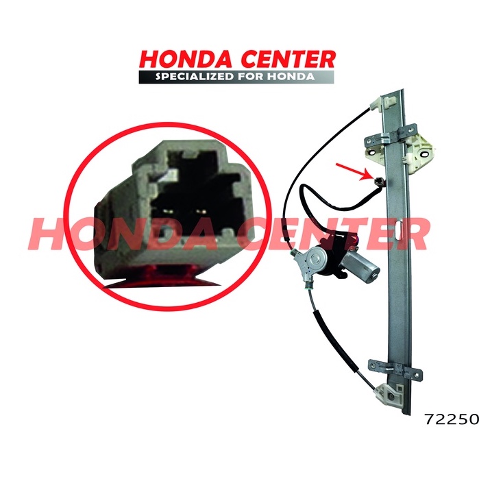 motor dinamo regulator power window jendela pintu depan kiri crv rd gen2 2002 2003 2004 2005 2006