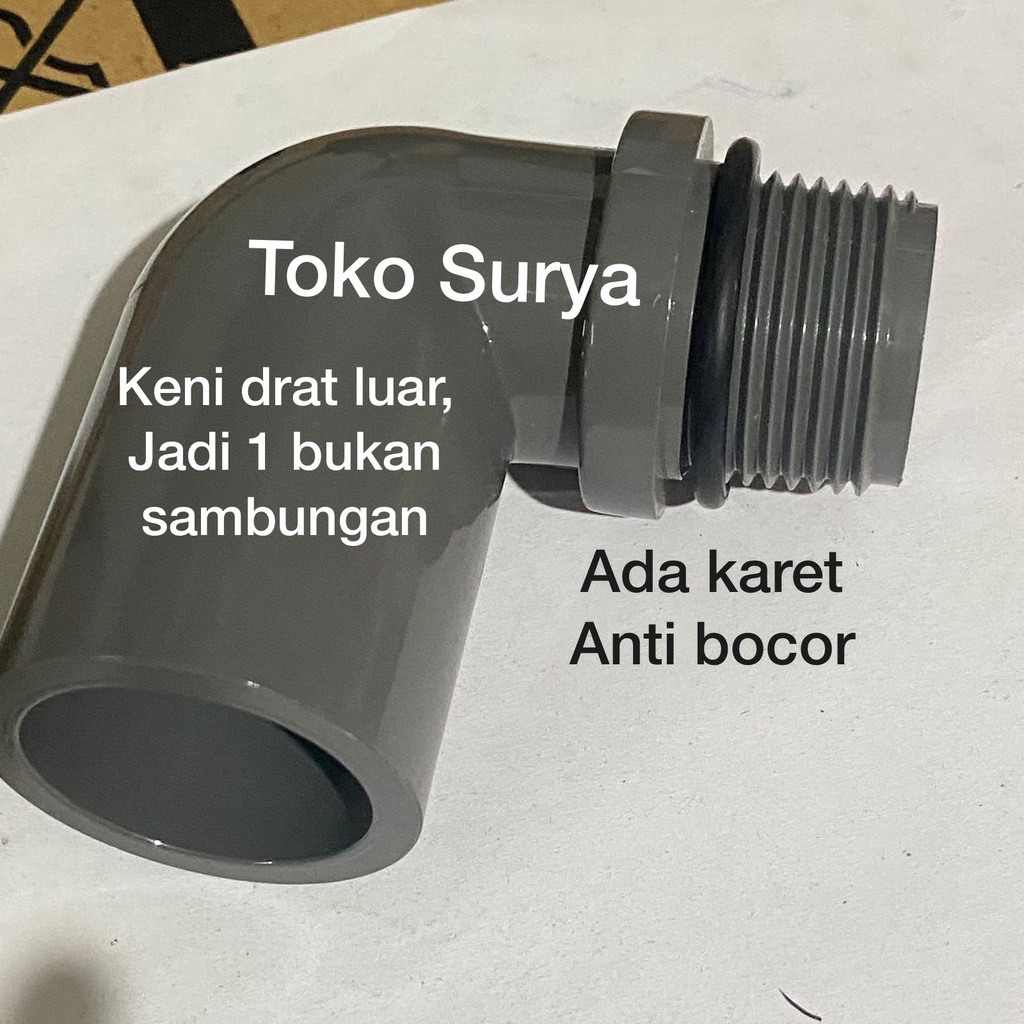 KENI DRAT LUAR 1/2" 3/4" 1" VALVE KNEE 1/2" VALVE KNEE 3/4"VALVE KNEE 1" KENI DRAT LUAR 3/4" KENI DR