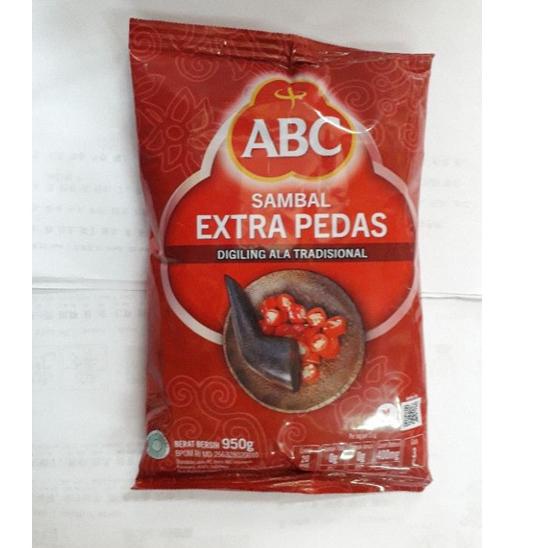 

10.10 FLASH SALE ABC EXTRA PEDAS 950 GR PILLOW SAMBAL CHILI POUCH 