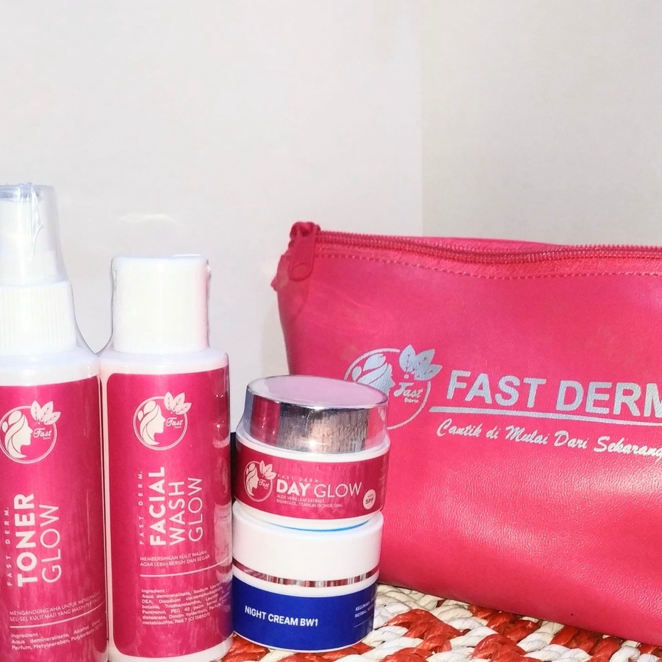 Fast Derm Paket Whitening | Paket Skincare Murah | Fast Derm Whitening Original Termurah