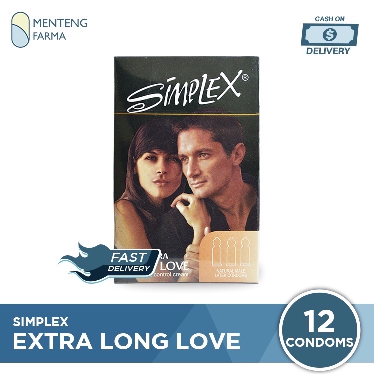 Kondom Simplex Extra Long Love - Isi 12