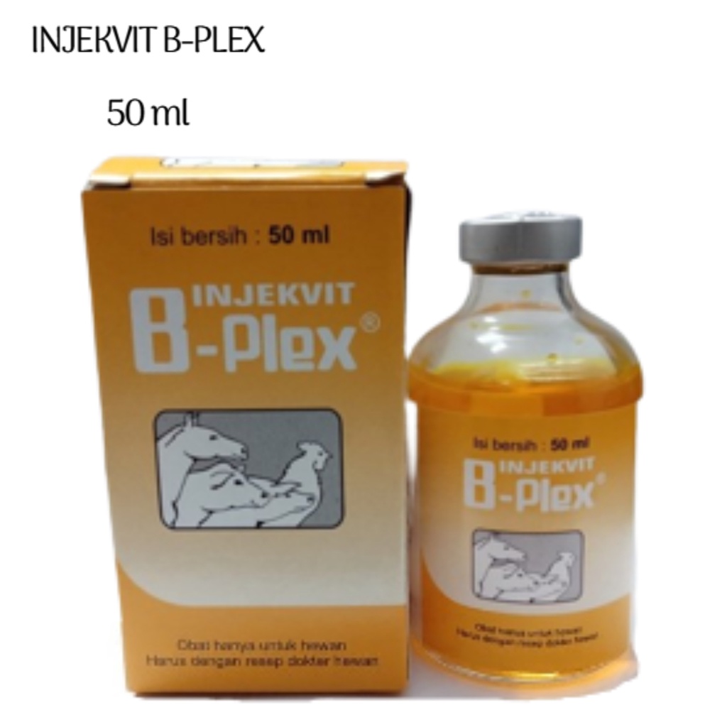 Injeksi Vitamin B Kompleks 50 ml Medion Ayam Kambing Sapi Obat Hewan